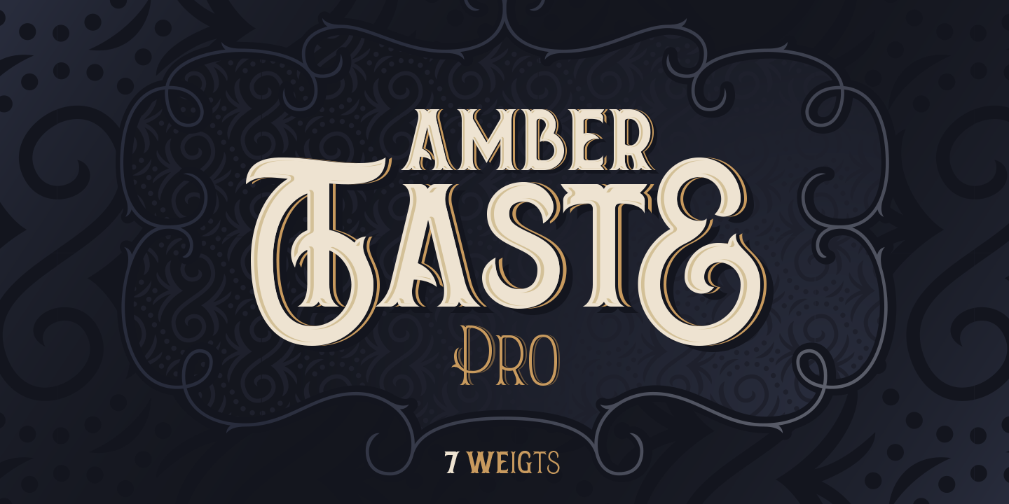 Schriftart Amber Taste Pro